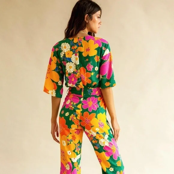 Floral Multicolor Jumpsuit Lenni the Lable - Picture 2 of 6